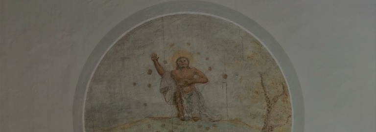 Fresko des Heiligen Stephanus